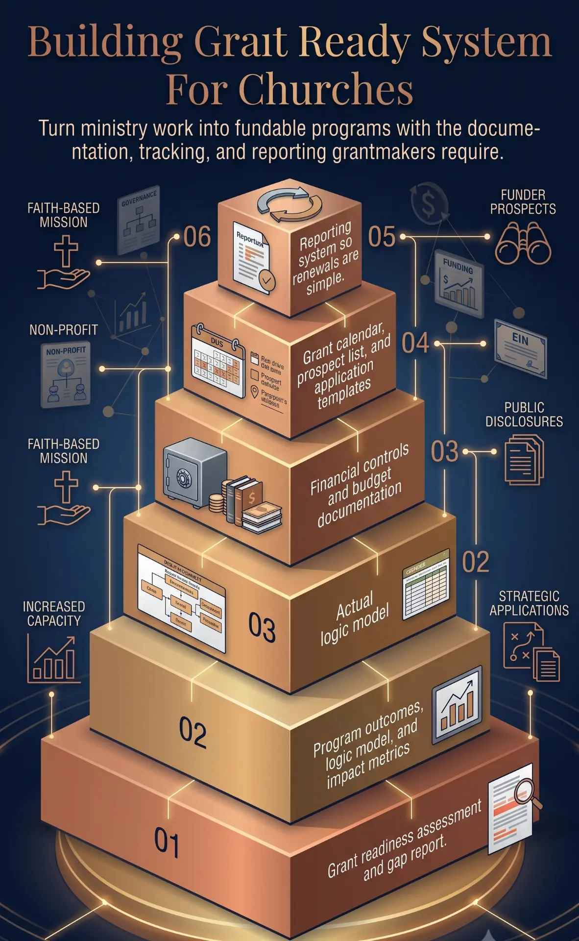Building Grant Ready System For Churches — walkthrough preview infographic